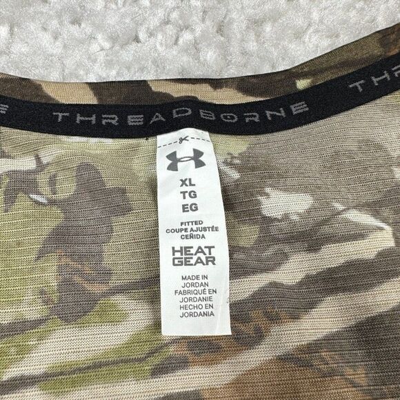 Under Armour Threadborne Fitted Forest Camo Long Sleeve Shirt - Picture 4 of 10